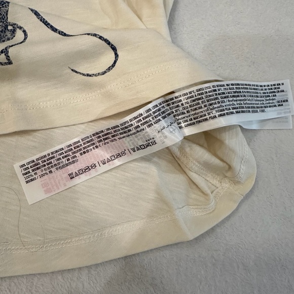 Disney Parks Cream and Blue Tank Top with Mickey and Friends Graphic - Picture 6 of 7